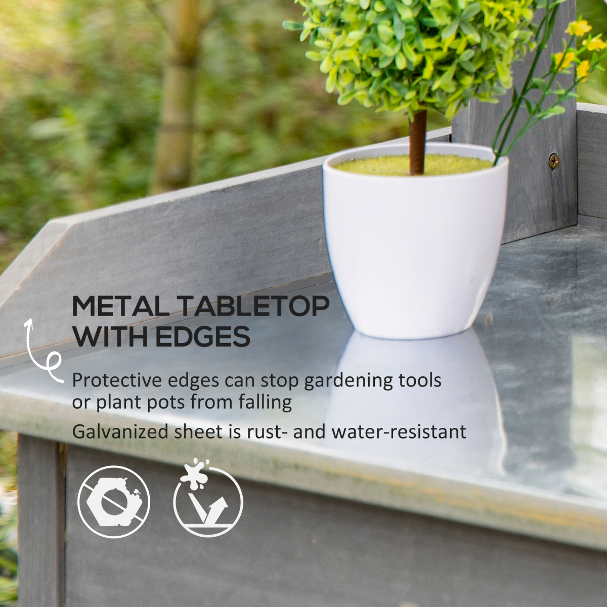 cortex-london-kensington-garden-potting-bench-galvanised-metal-top-natural-solid-wood