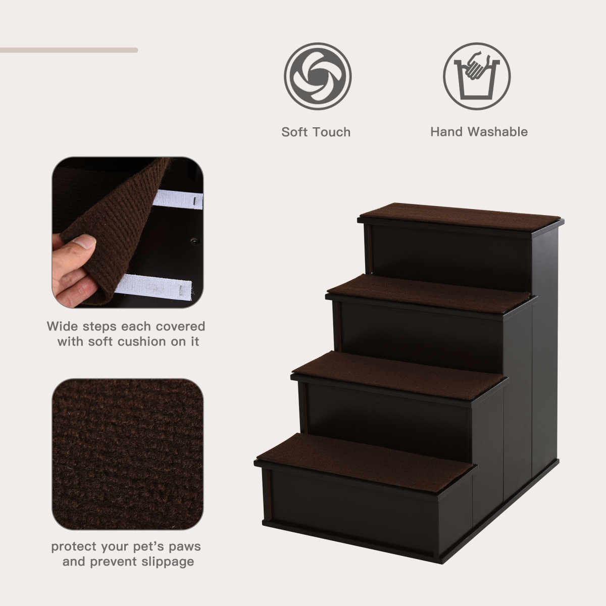 cortex-london-windsor-4-step-wooden-pet-stairs-with-short-plush-cushions