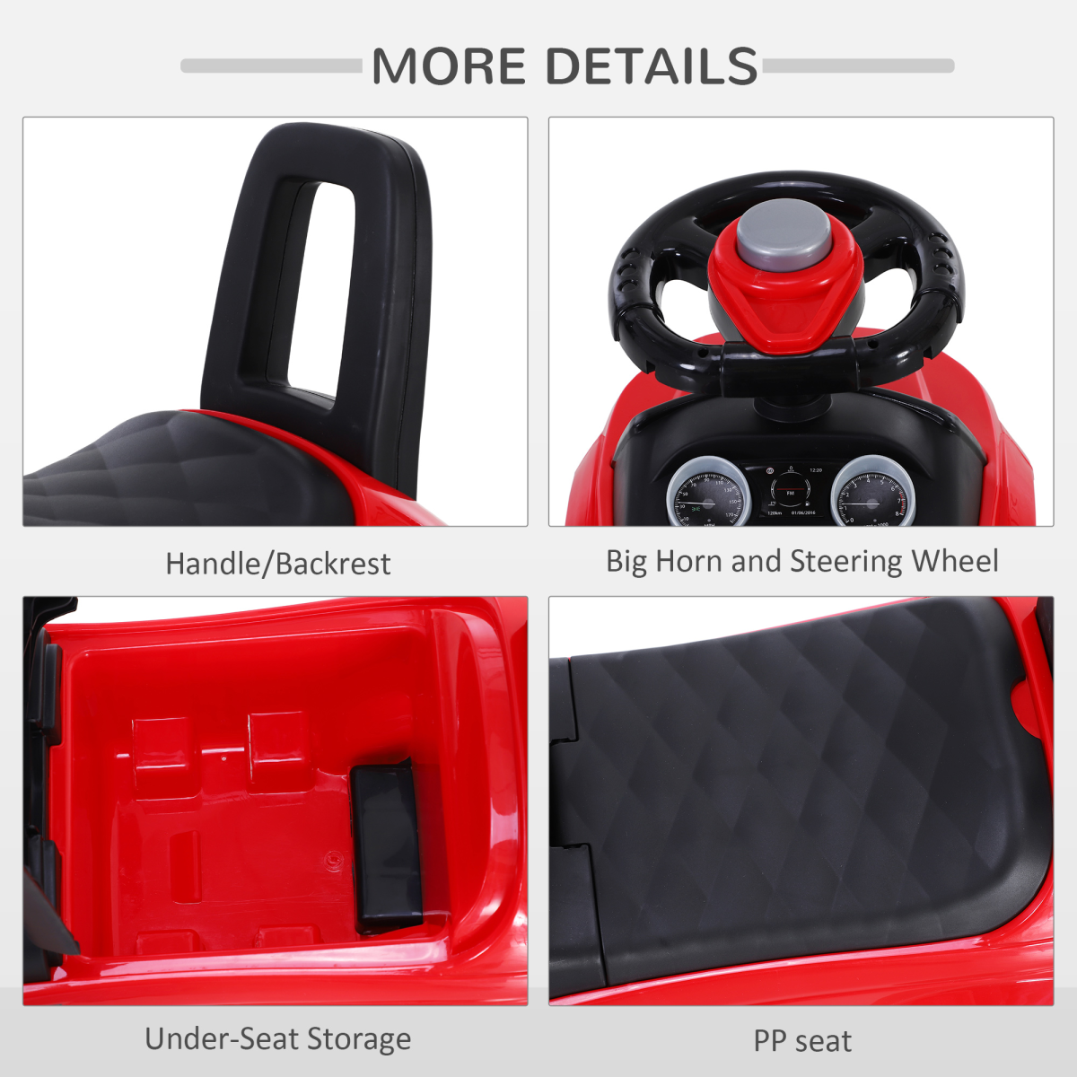 cortex-london-windsor-toddler-3-in-1-ride-on-car-red-moving-steering-wheel-horn