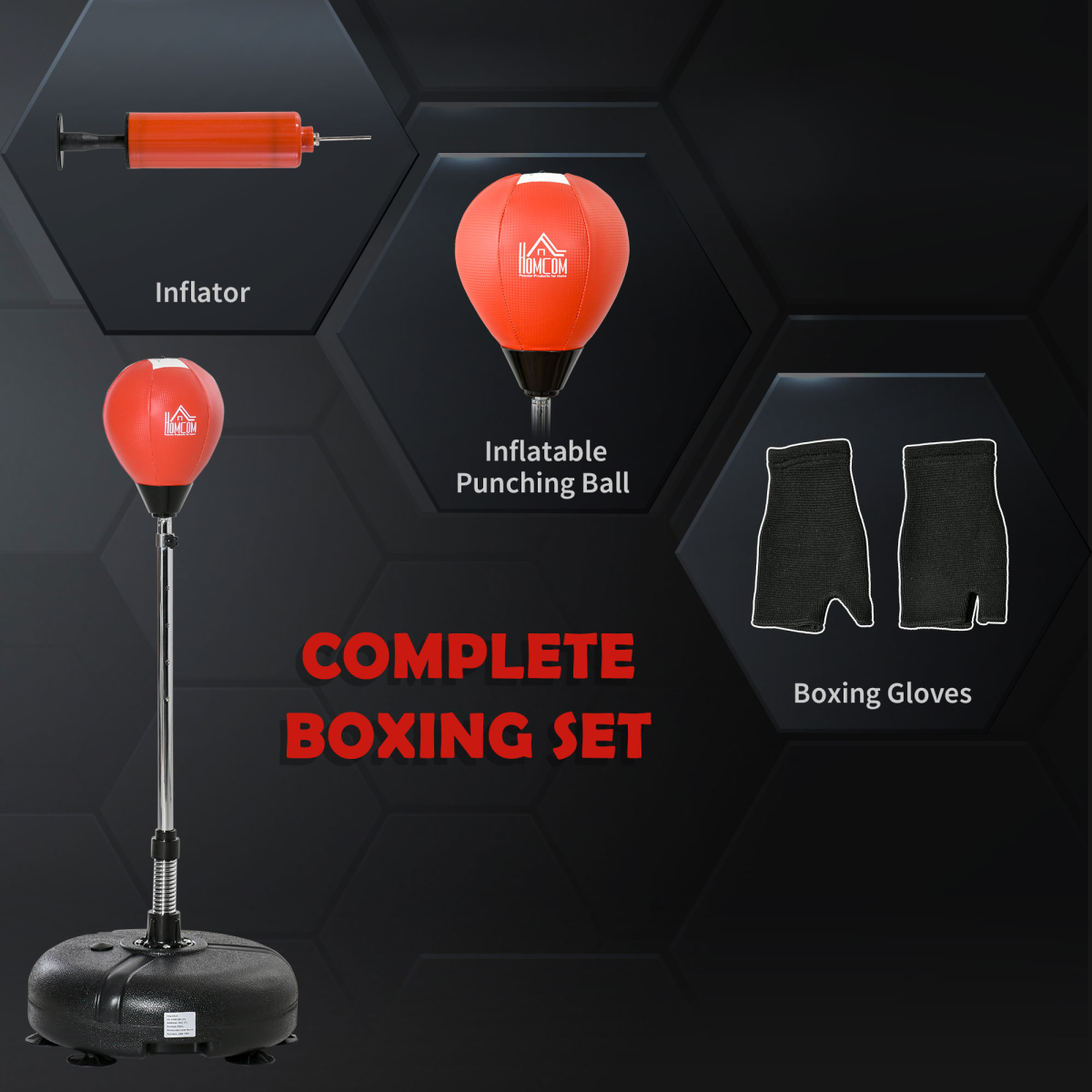 cortex-london-windsor-adjustable-boxing-training-set-red-black