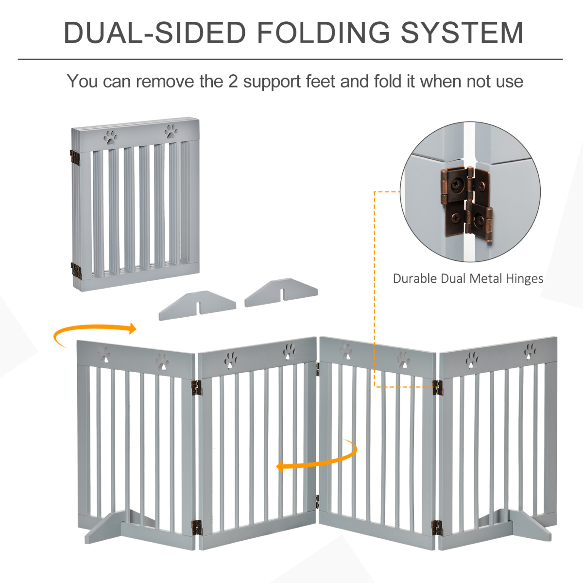 cortex-london-windsor-four-panel-folding-pine-pet-gate