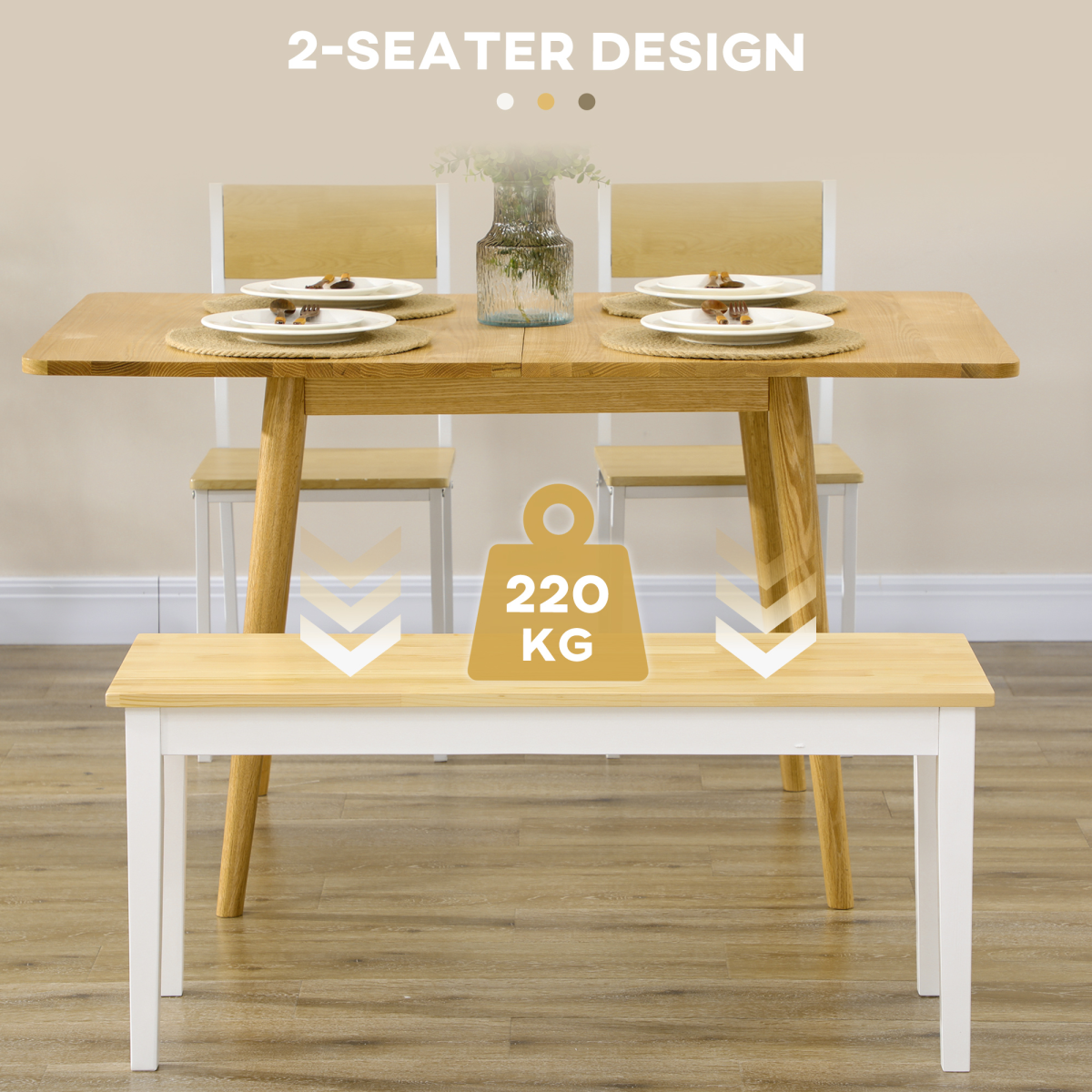 cortex-london-york-pine-wood-dining-bench-for-two-white-base-natural-wood-top