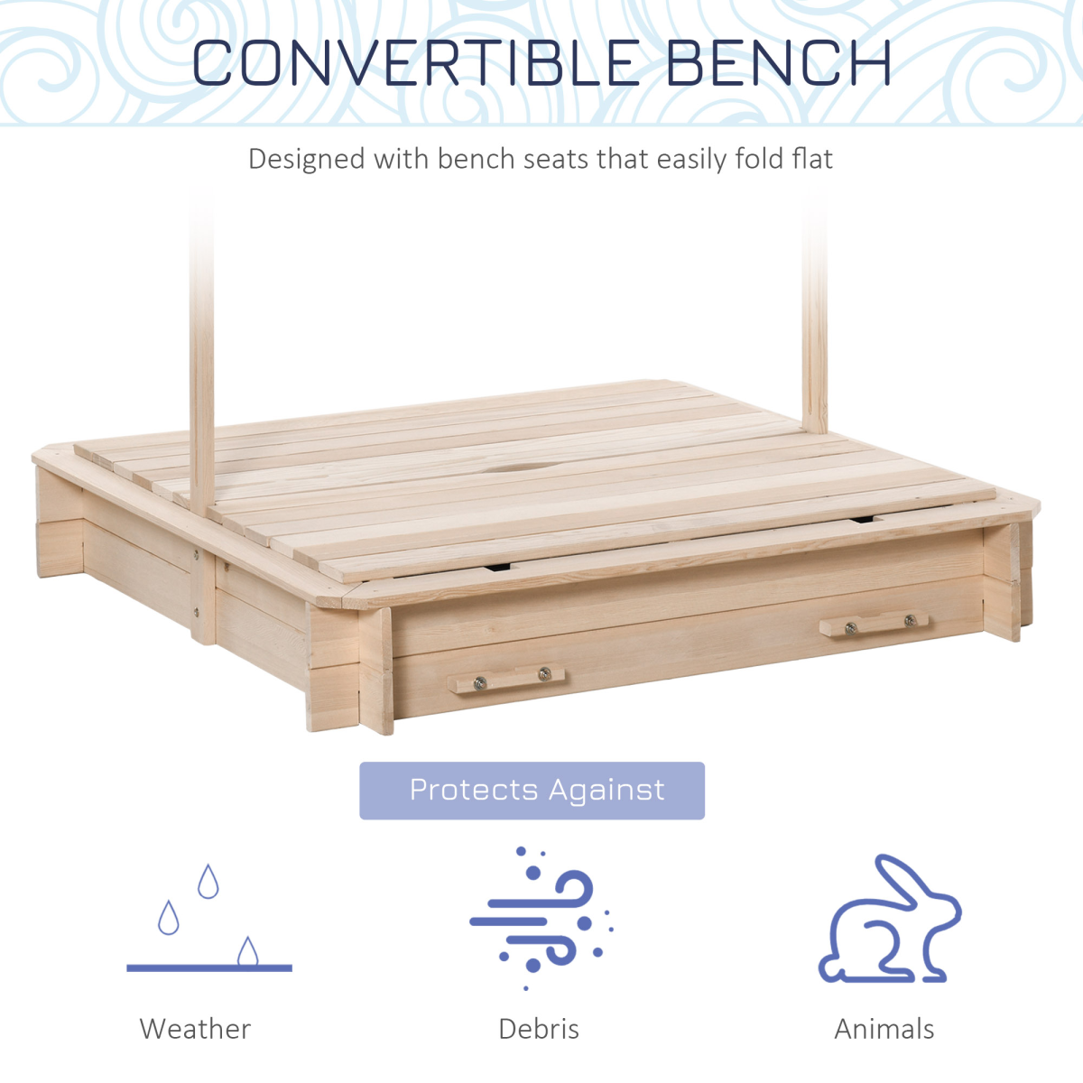 cortex-london-york-kids-wooden-sandpit-adjustable-canopy