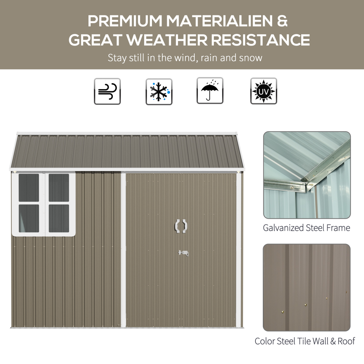 cortex-london-windsor-galvanised-steel-garden-storage-shed-8x6ft-grey