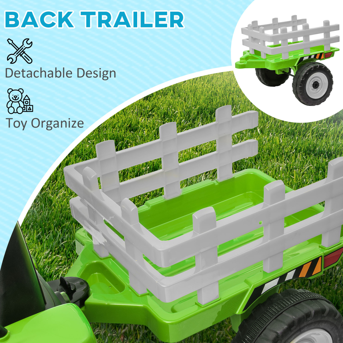 cortex-london-york-green-remote-control-ride-on-tractor-with-detachable-trailer