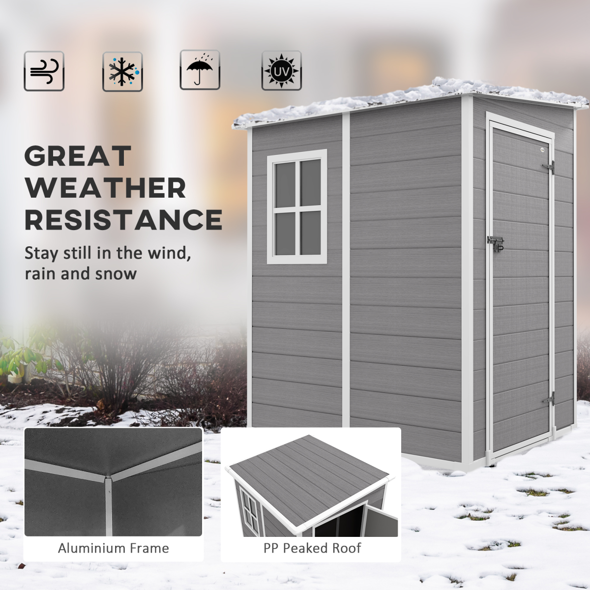 cortex-london-york-outsunny-4x5-lean-to-plastic-tool-shed-grey