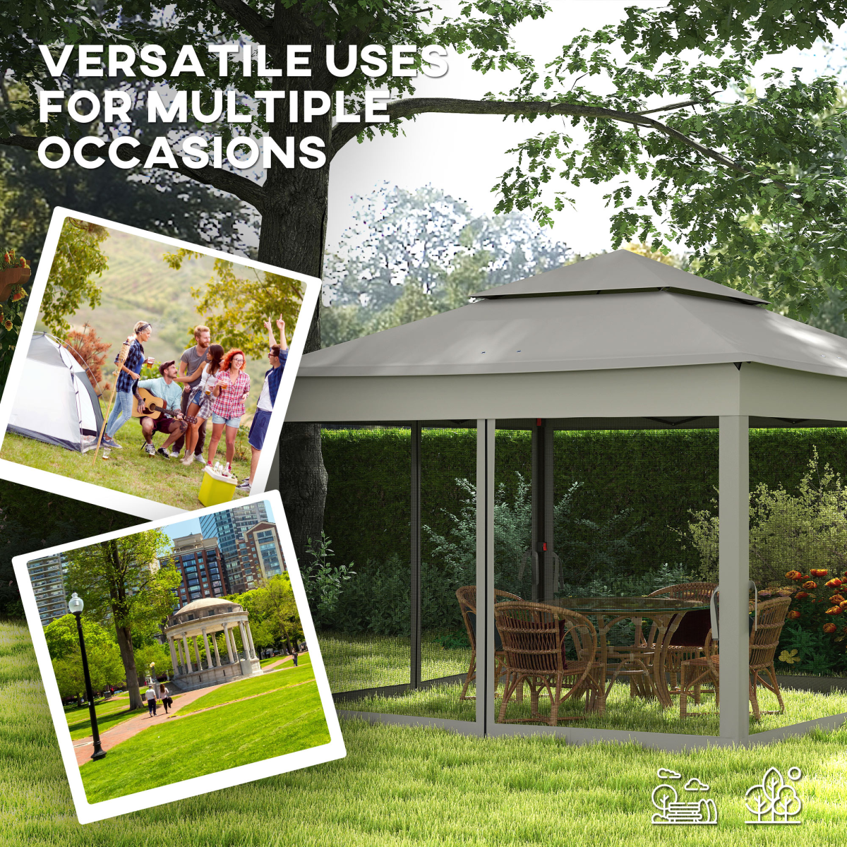 cortex-london-windsor-garden-pop-up-gazebo-folding-tent-dark-grey-brown-frame
