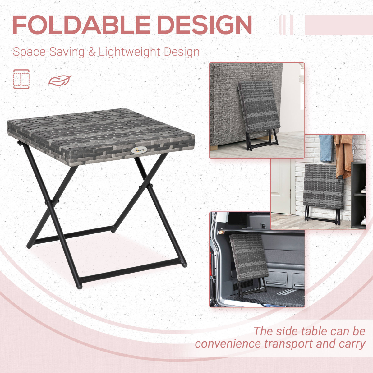 cortex-london-windsor-folding-rattan-bistro-coffee-table-pe-rattan-top-powder-coated-steel-frame