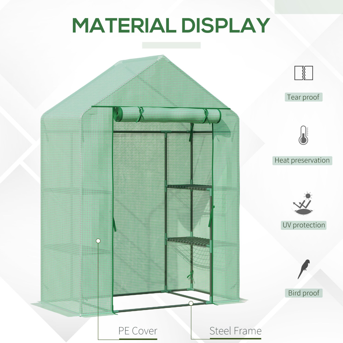 cortex-london-walkin-greenhouse-green-pe-cover-two-tier-shelves