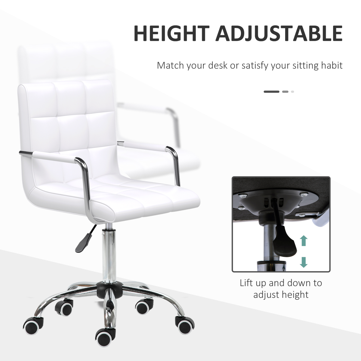 cortex-london-york-white-pu-leather-swivel-office-chair