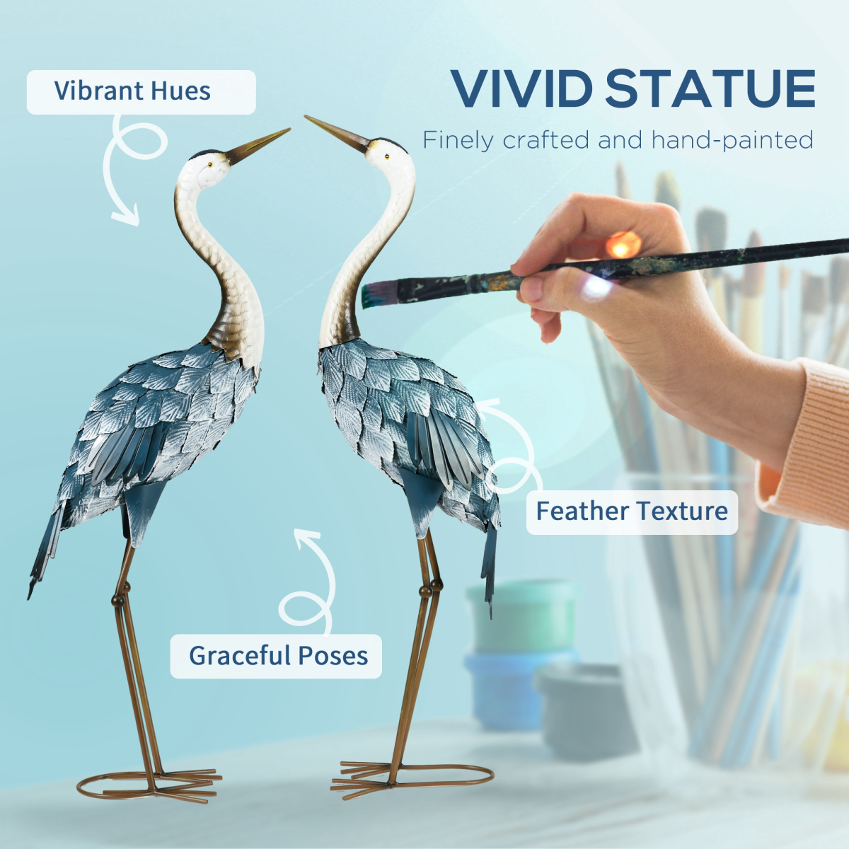 cortex-london-windsor-steel-crane-garden-statue-set-blue-white-grey