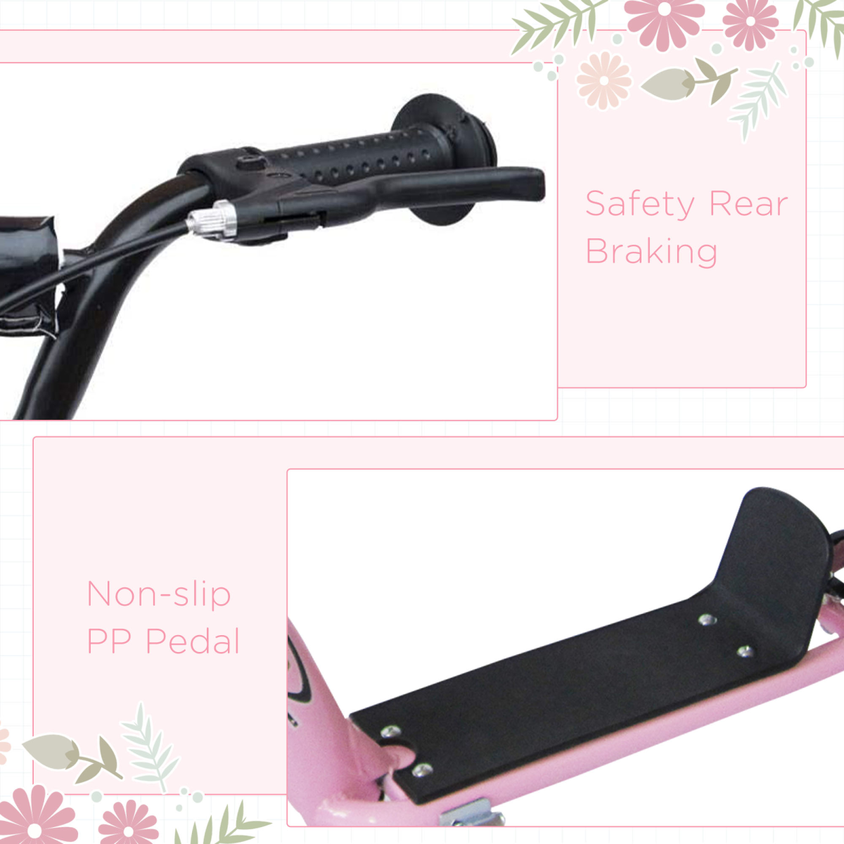 cortex-london-windsor-pink-kids-scooter-adjustable-handlebars-steel