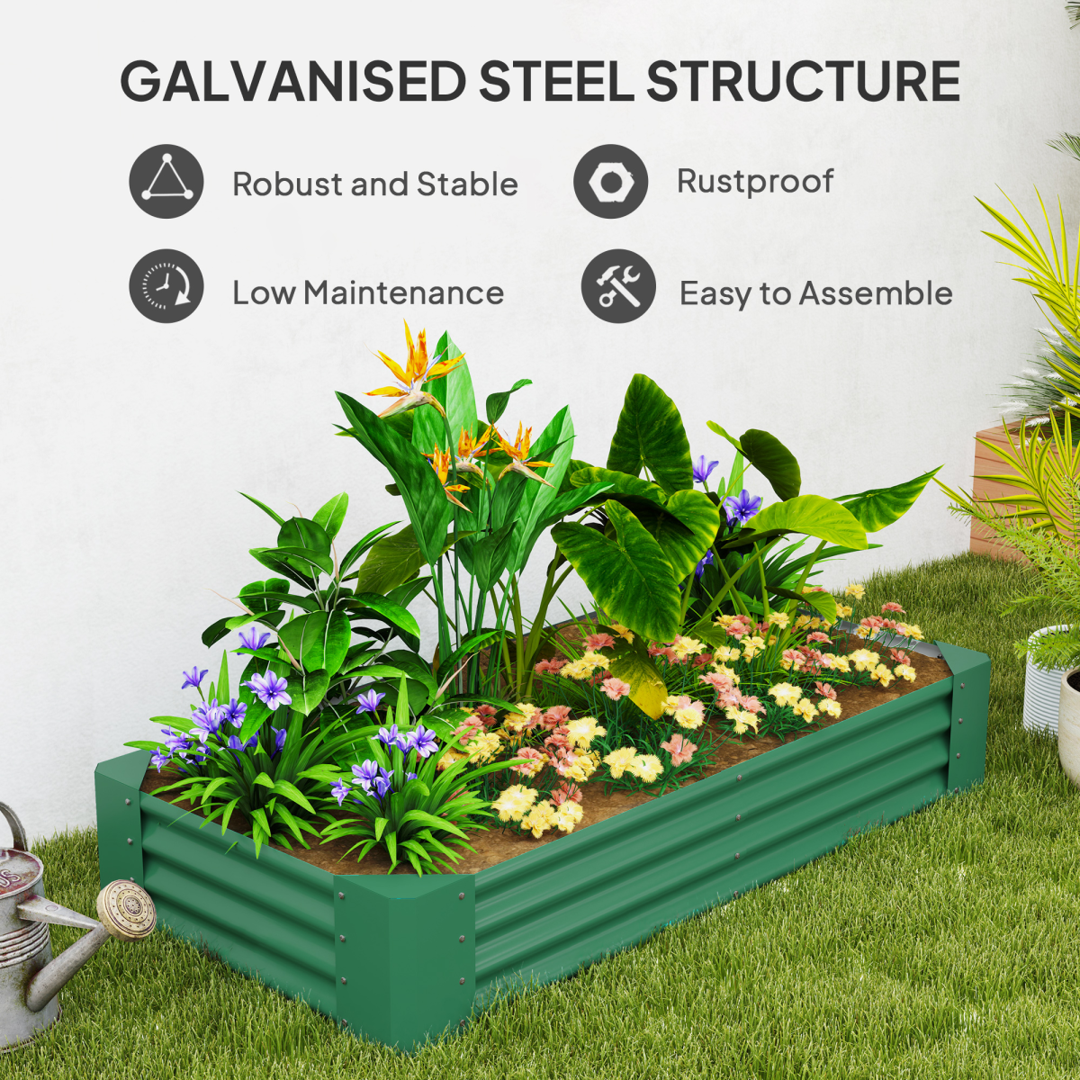 cortex-london-windsor-galvanised-steel-raised-garden-bed-green-180x90x30cm