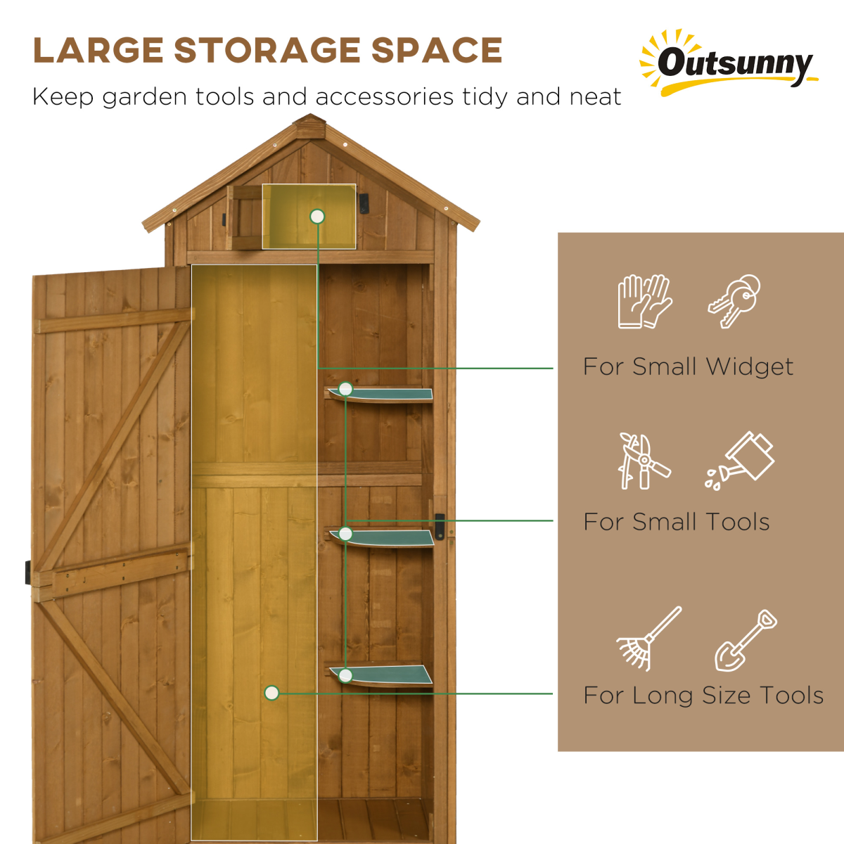 cortex-london-windsor-garden-utility-shed-three-shelves-wood-outdoor-brown