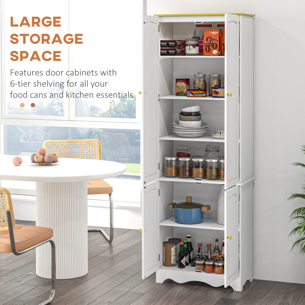 cortex-london-windsor-six-tier-white-four-door-kitchen-storage-cupboard