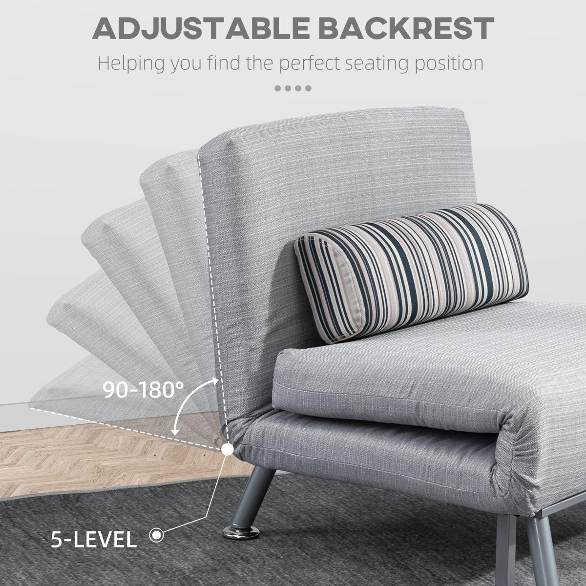 cortex-london-york-folding-single-sofa-bed-chair-grey-steel-frame