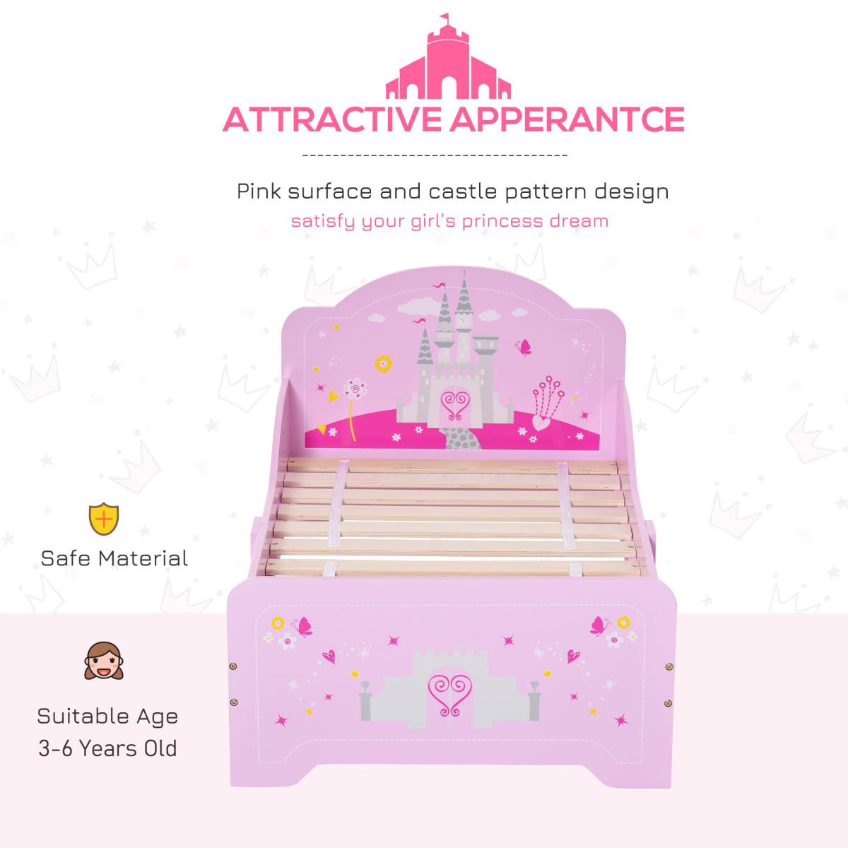 cortex-london-windsor-princess-castle-kids-bed-pink-side-rails-slats