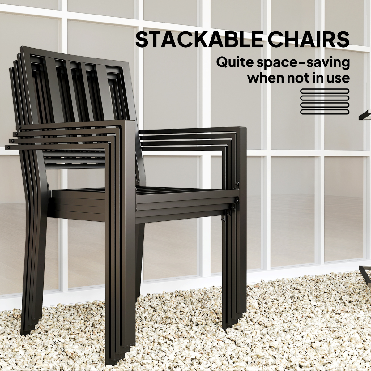 cortex-london-windsor-metal-garden-dining-set-four-stackable-cushioned-chairs