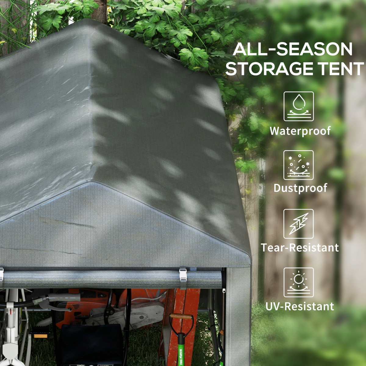 cortex-london-york-179-x-120-temporary-garden-shed-dark-grey-weather-resistant-plastic-cover