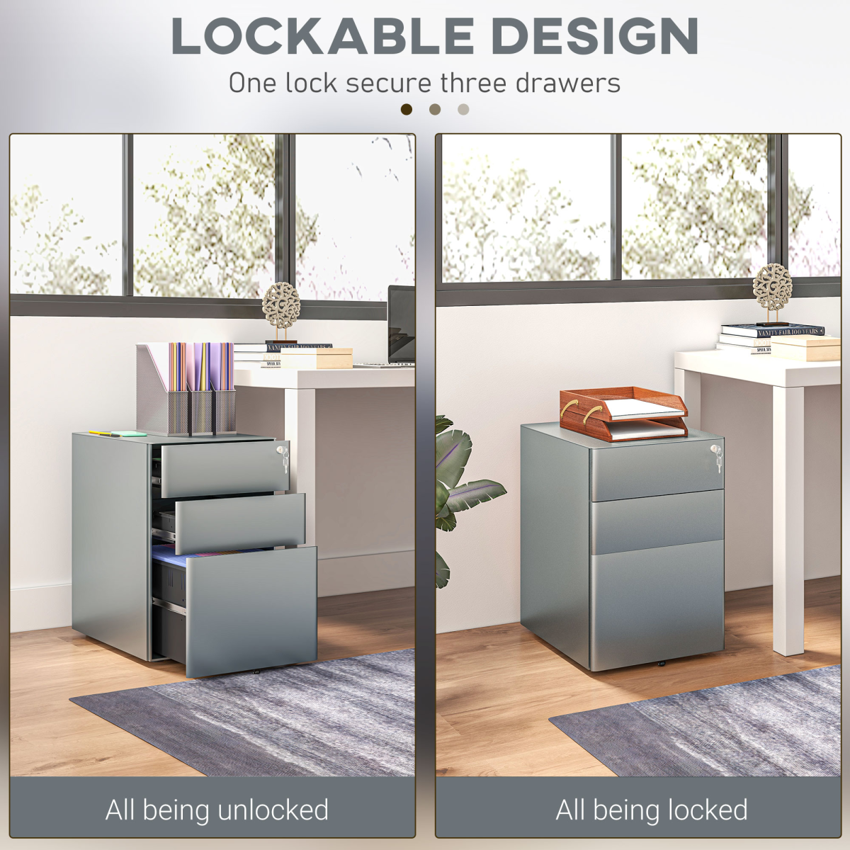 cortex-london-windsor-grey-lockable-steel-filing-cabinet-three-drawer-five-wheels-under-desk