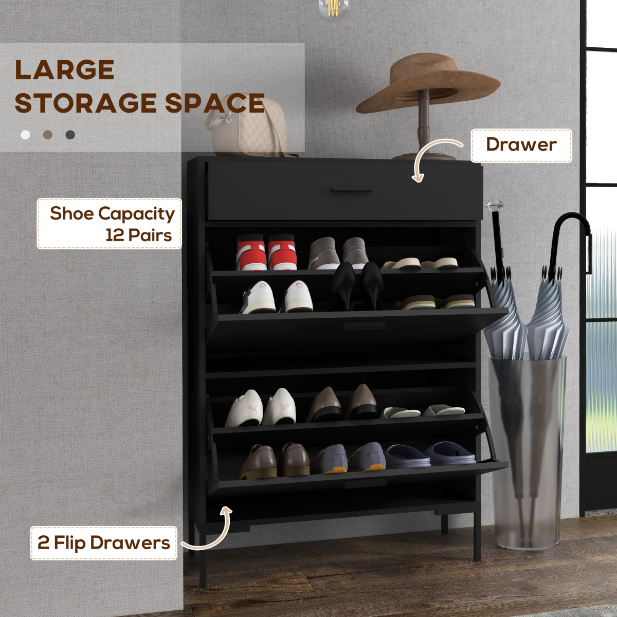cortex-london-windsor-black-shoe-storage-cabinet-two-flip-drawers