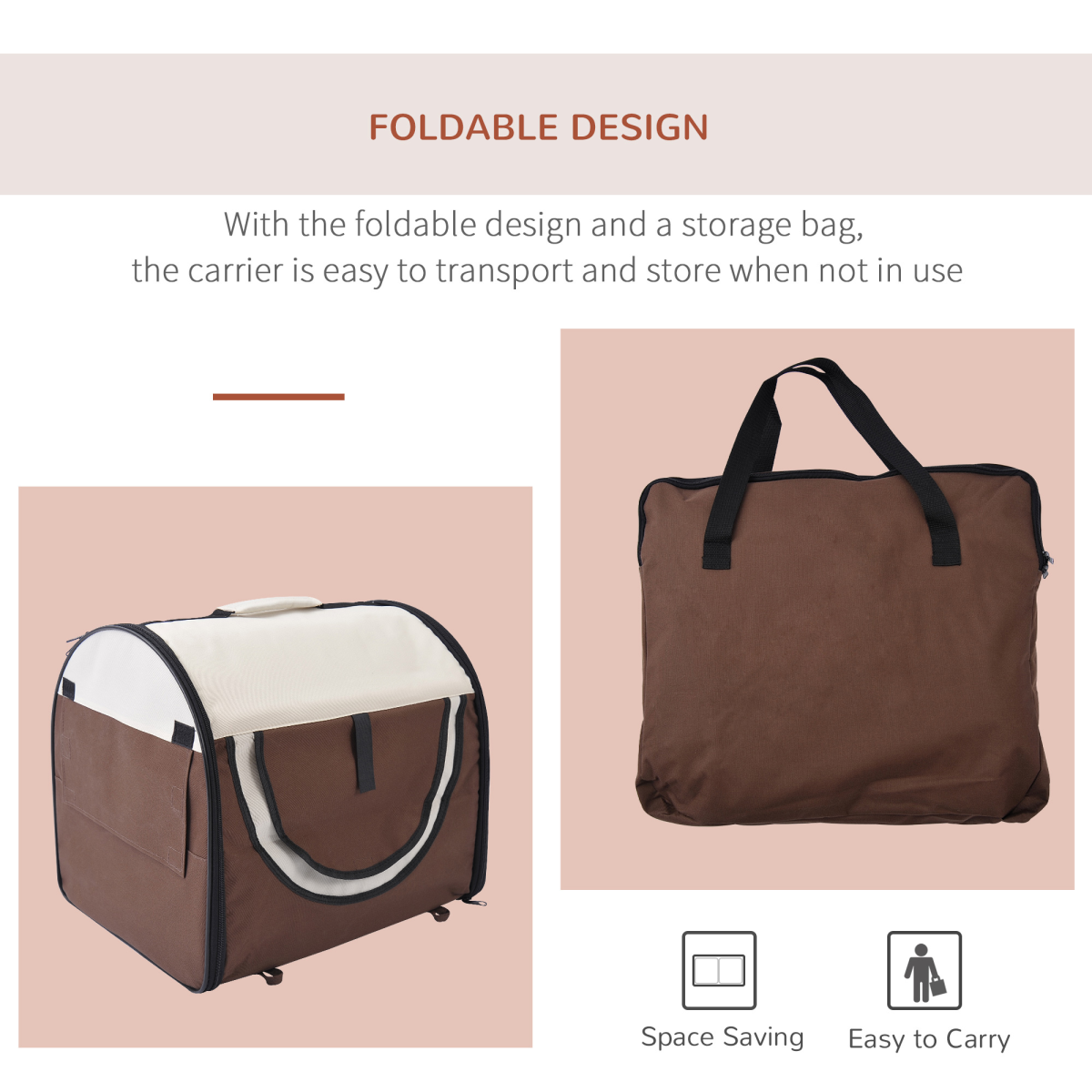 cortex-london-windsor-folding-soft-pet-travel-crate-brown