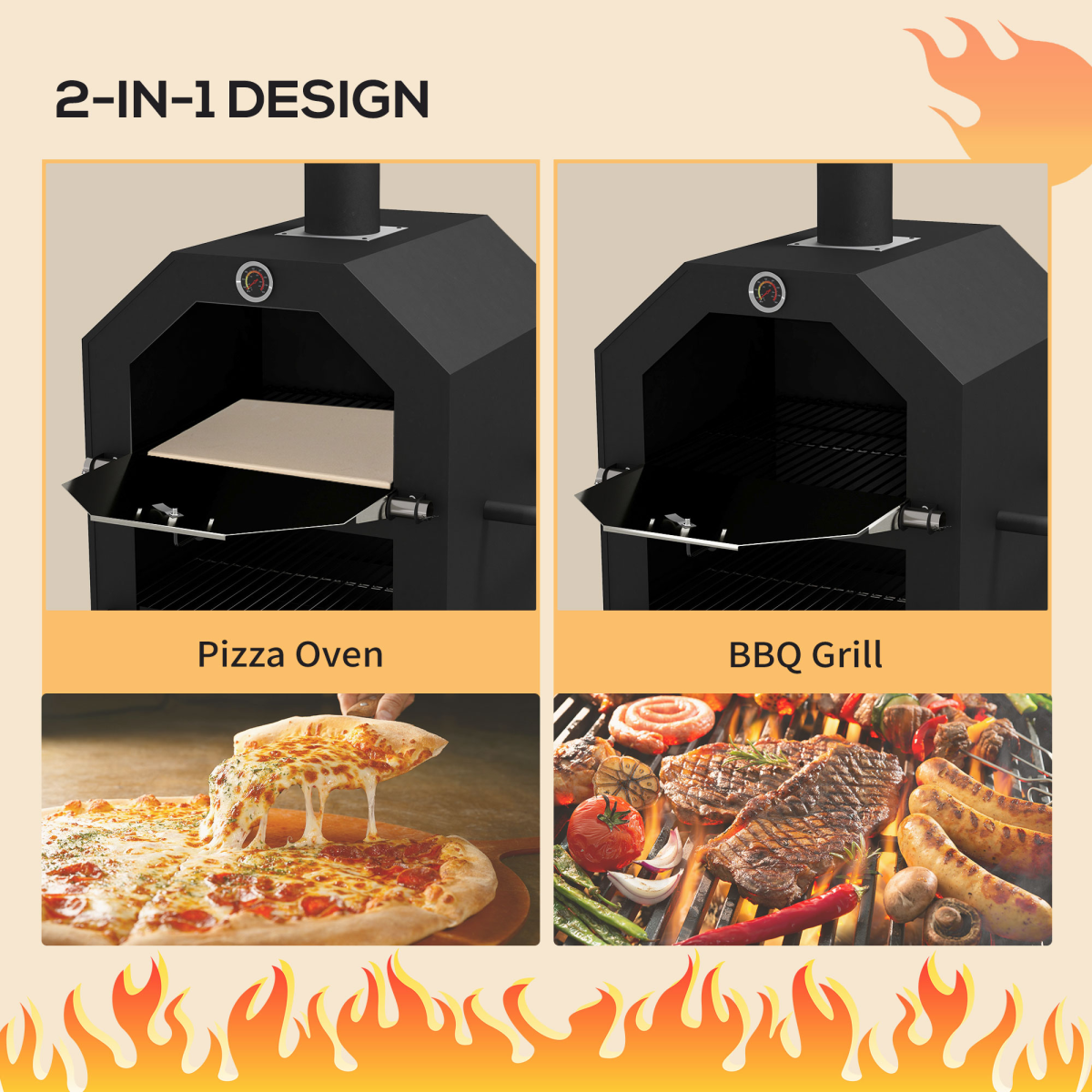 cortex-london-windsor-outdoor-pizza-oven-charcoal-grill-black-rain-cover-shelf-wheels