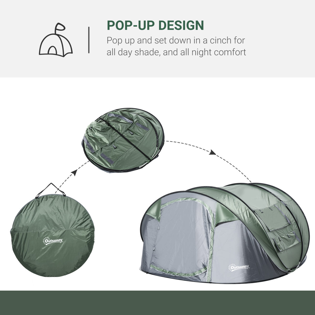 cortex-london-york-pop-up-dome-tent-with-four-windows-outsunny