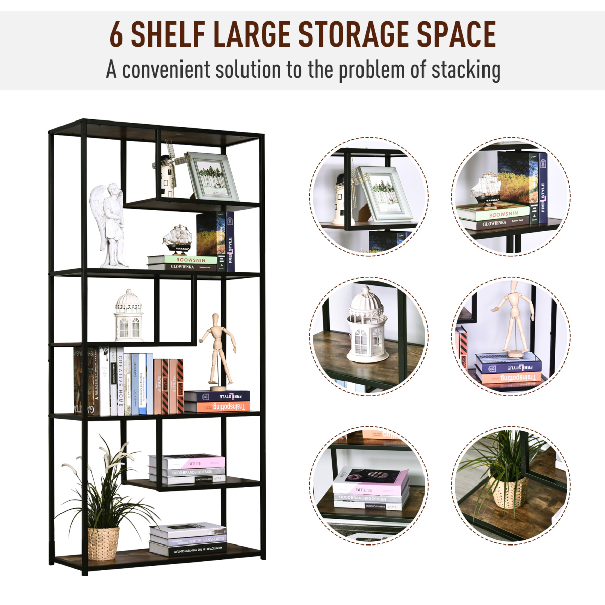 cortex-london-york-industrial-six-tier-bookshelf-display-rack-metal-frame-particle-board