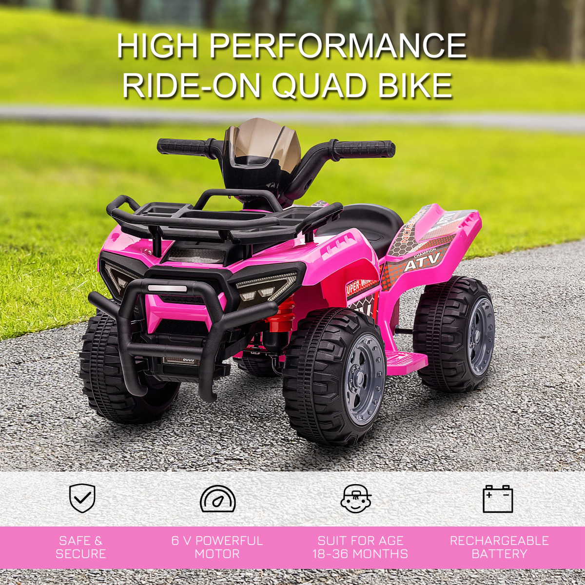 cortex-london-windsor-kids-ride-on-atv-car-pink-music