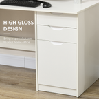 Computer ,Workstation White w/ Drawers Home Office