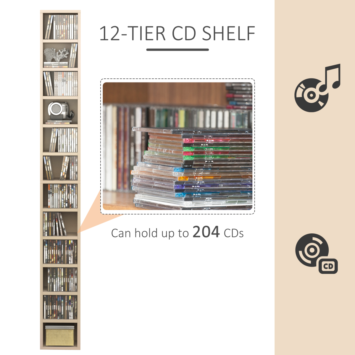 cortex-london-windsor-12-tier-multimedia-shelf-pine-wood-colour