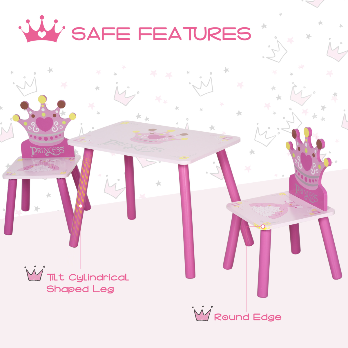 cortex-london-windsor-princess-crown-three-piece-kids-table-chair-set-pink