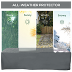 200x73cm Garden Furniture Cover Water UV Resistant Oxford Fabric
