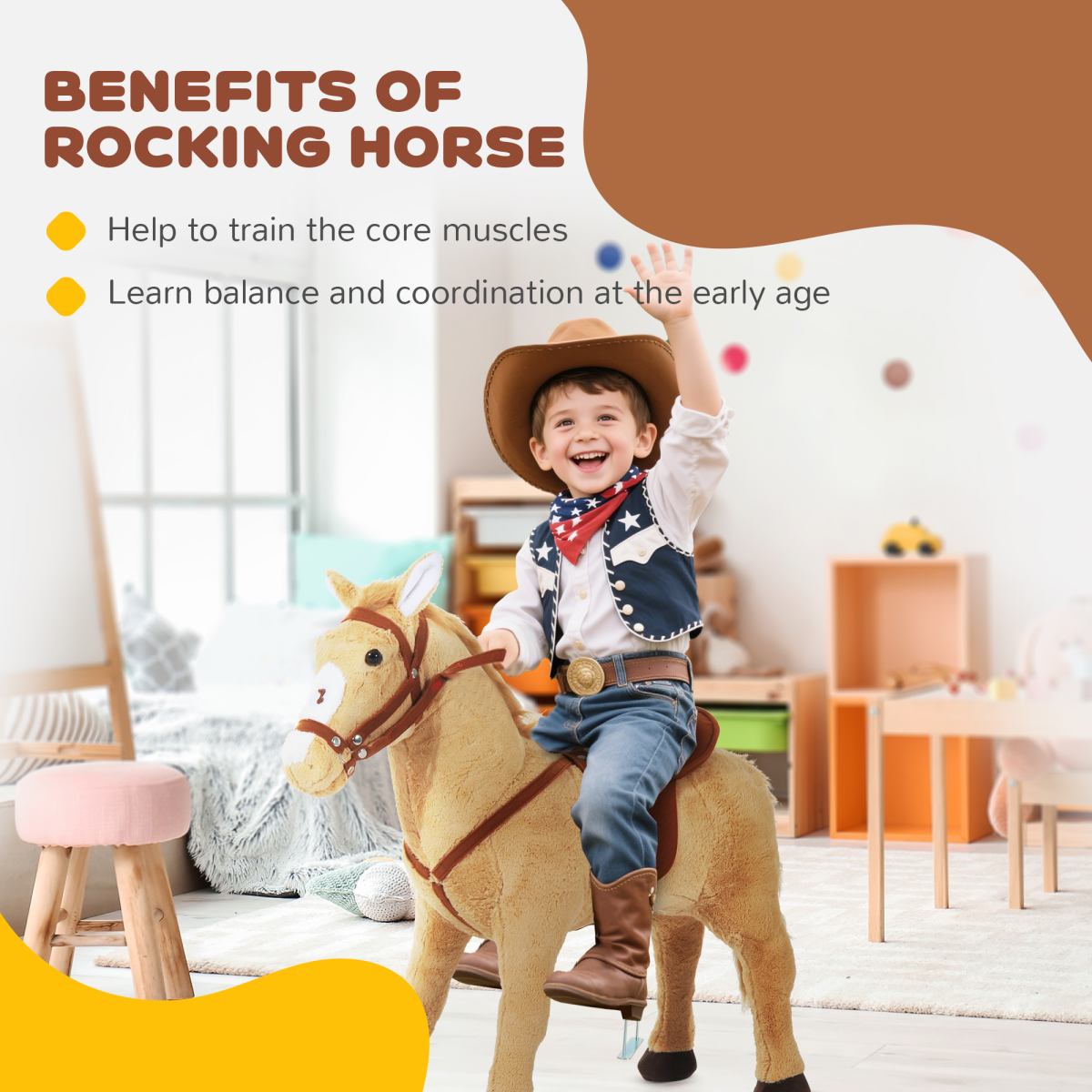 cortex-london-windsor-standing-horse-plush-ride-on-toy-neighing-sound