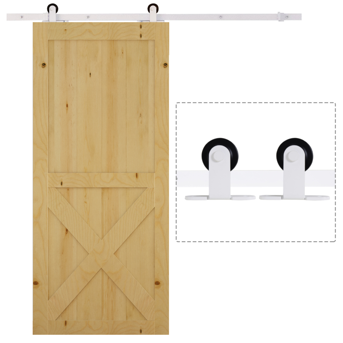 cortex-london-york-6ft-modern-carbon-steel-sliding-door-track-kit-white