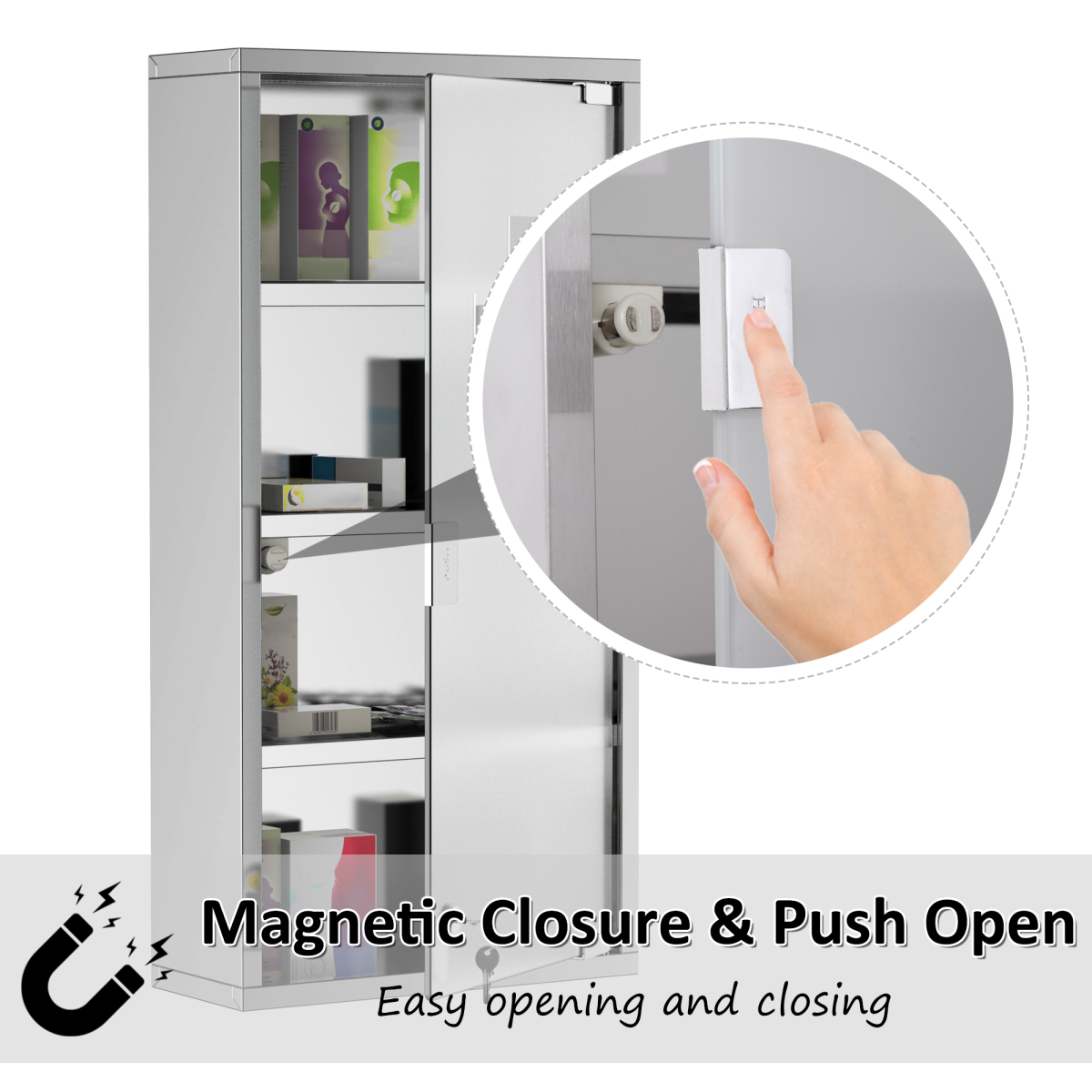 cortex-london-york-stainless-steel-locking-medicine-cabinet