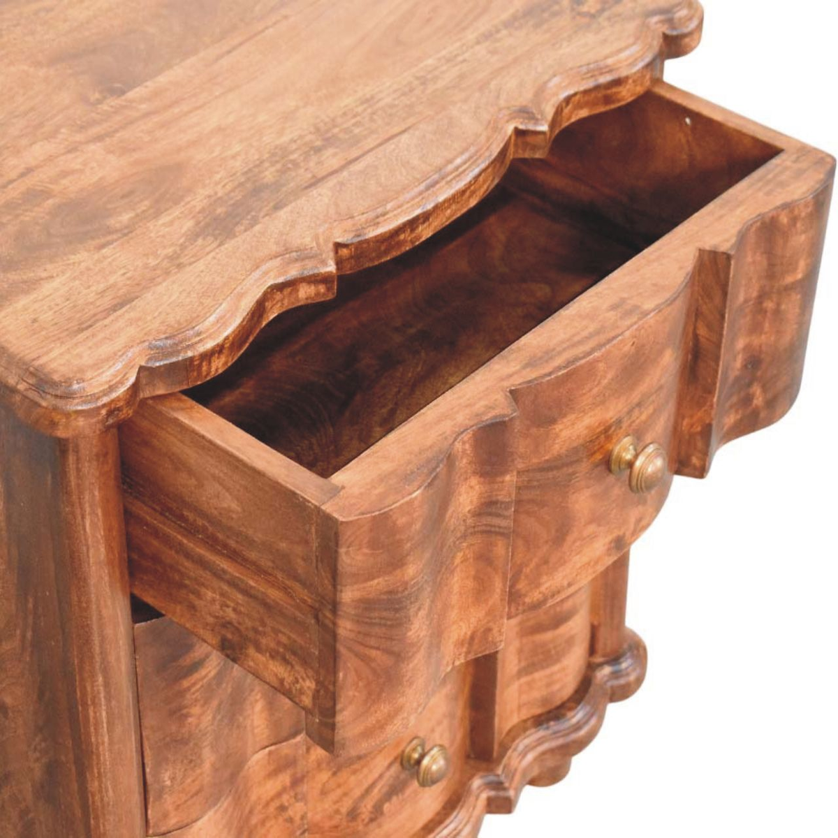 cortex-london-windsor-valencia-solid-mango-wood-three-drawer-brown-bedside