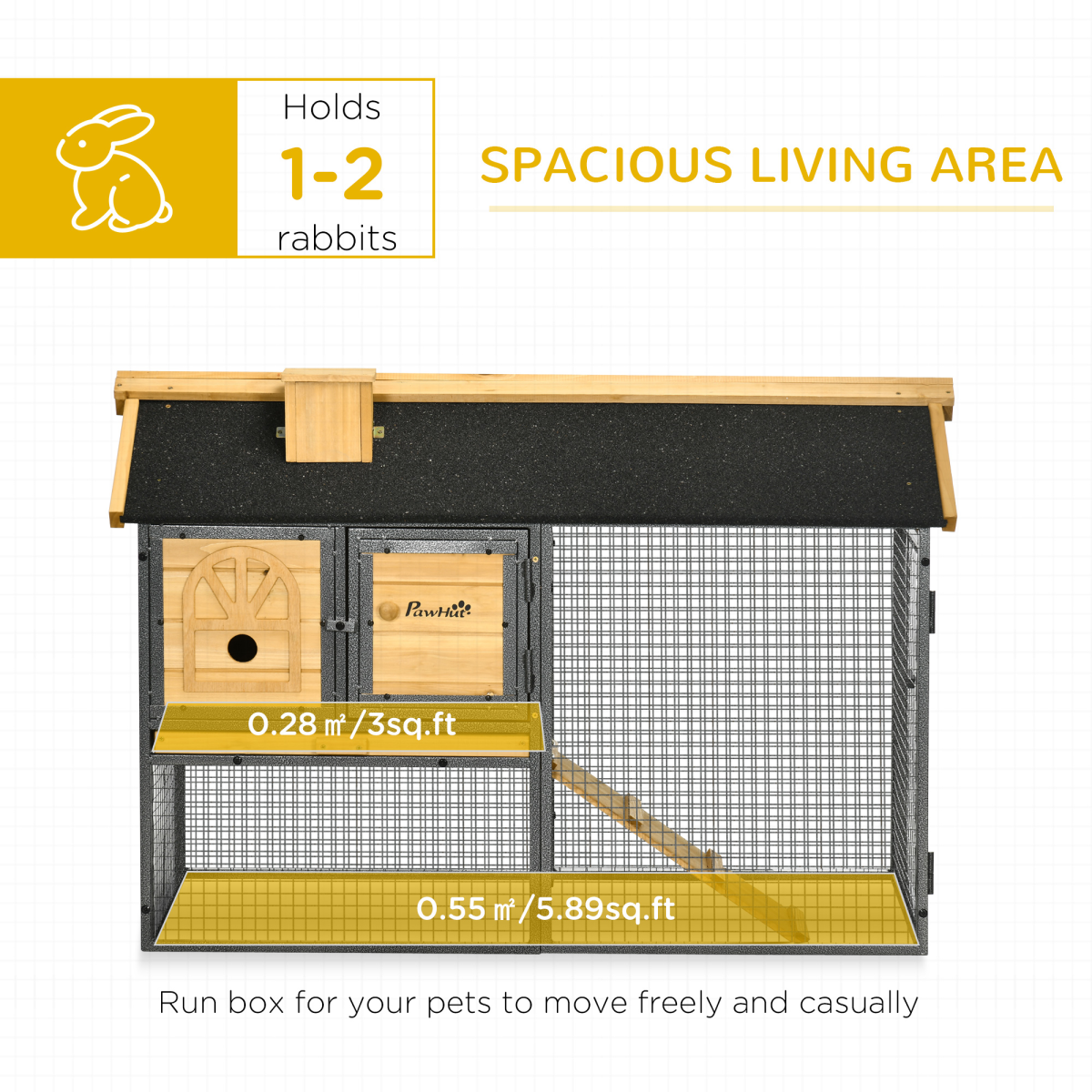 cortex-london-windsor-pawhut-outdoor-rabbit-hutch-run