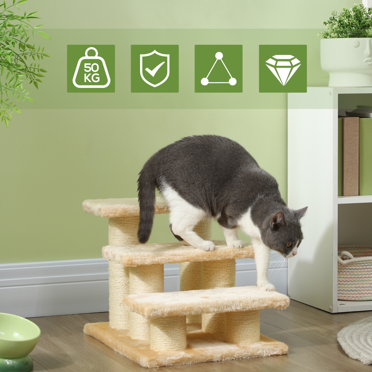 cortex-london-windsor-portable-pet-stairs-three-steps-older-smaller-dogs