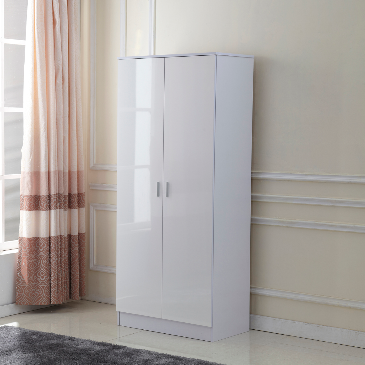 cortex-london-windsor-white-high-gloss-wardrobe-chest-bedside-set