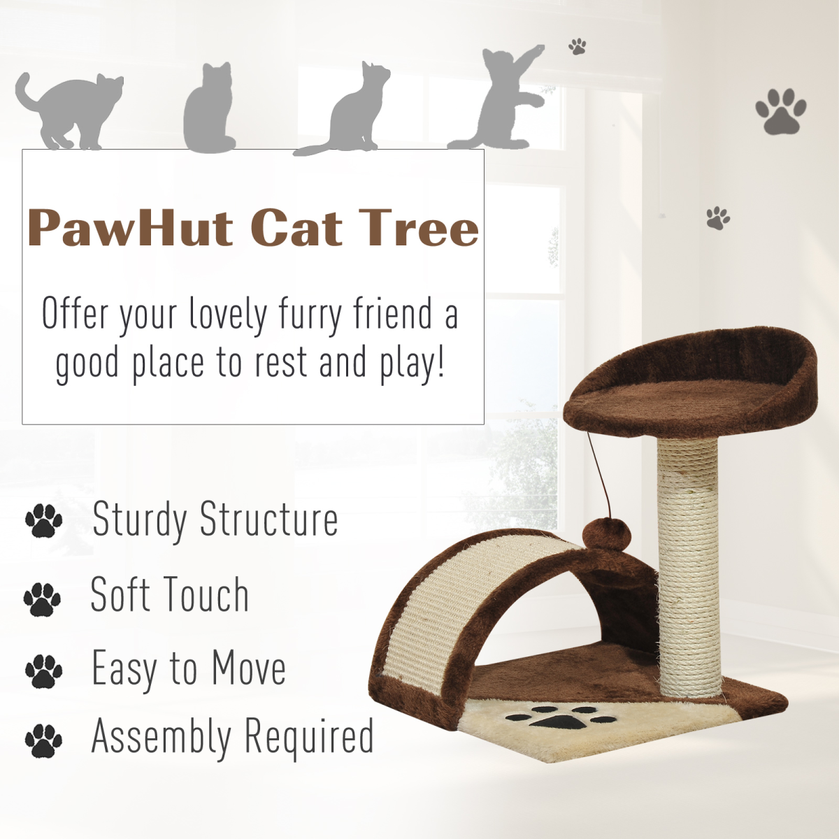 cortex-london-windsor-cat-tree-sisal-scratching-posts-brown-ball-toy