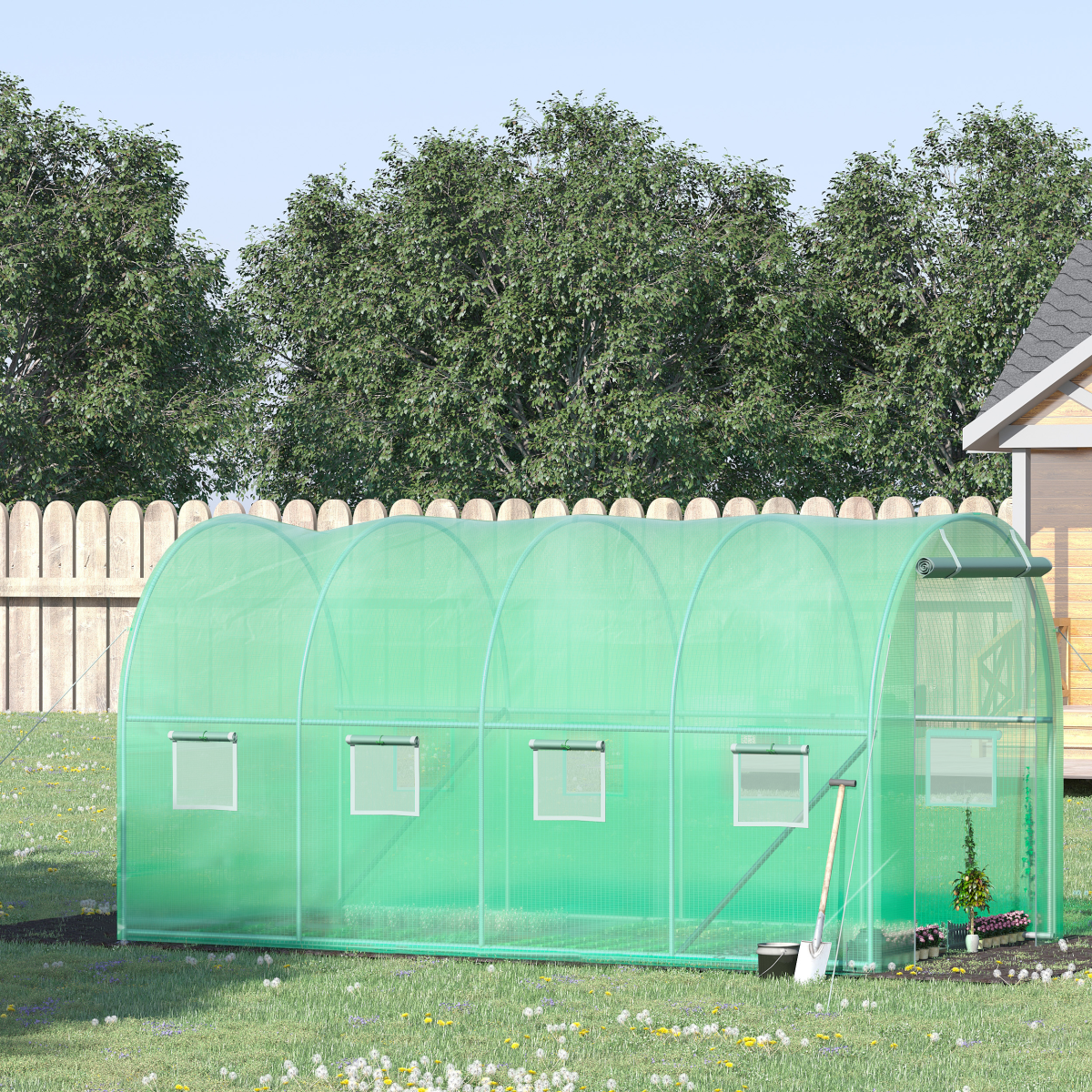 cortex-london-kew-walk-in-tunnel-greenhouse-green-pe-galvanised-steel