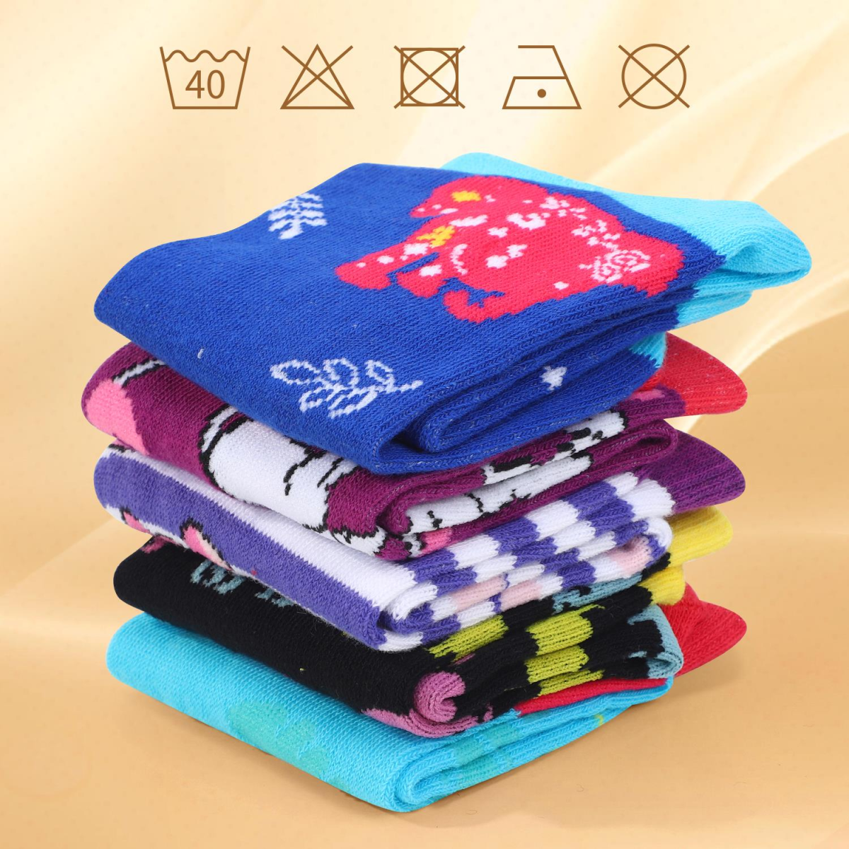 VINSANI ELEPHANT SOCKS 5pk 1010413