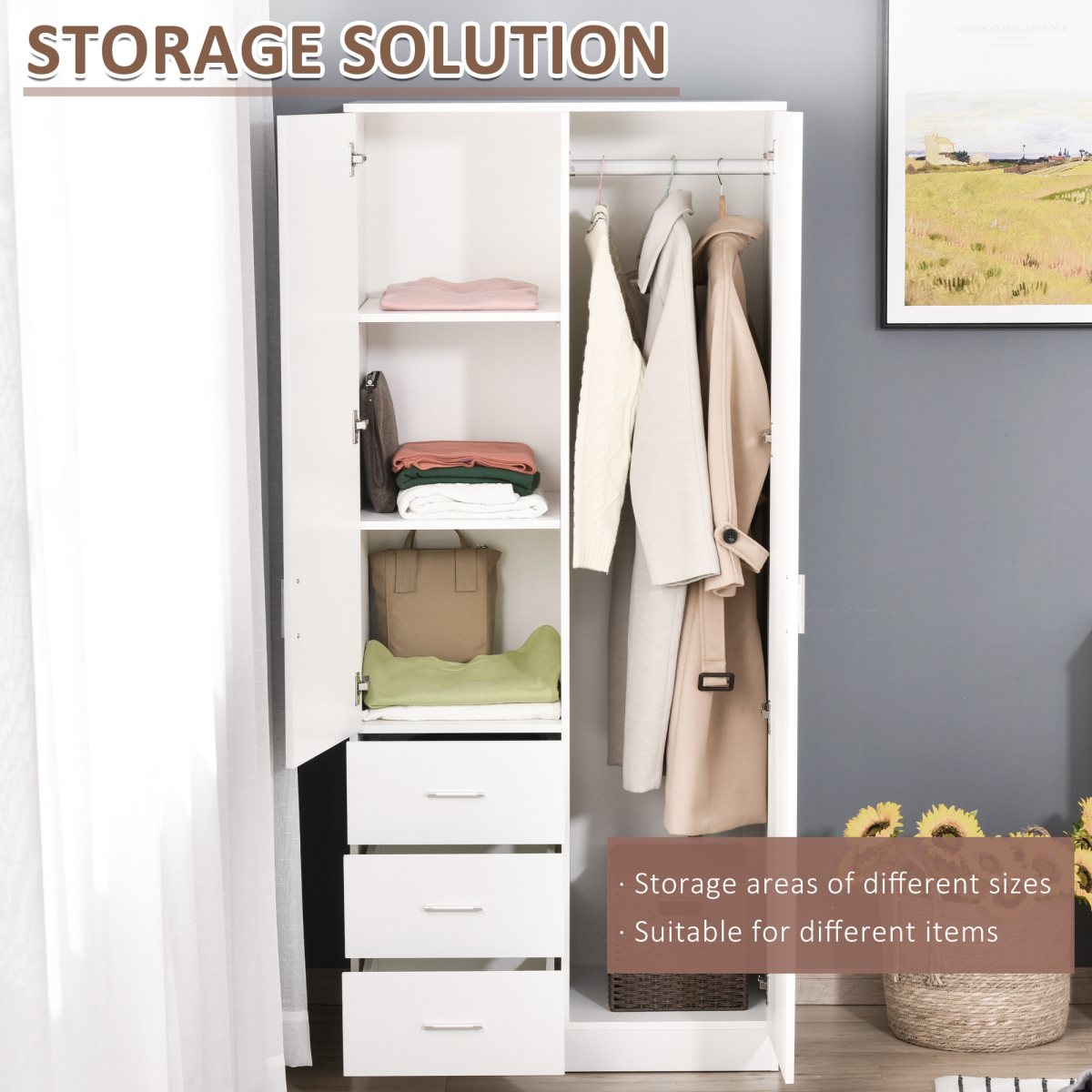 cortex-london-windsor-white-2-door-mirrored-wardrobe-3-drawers-180cm