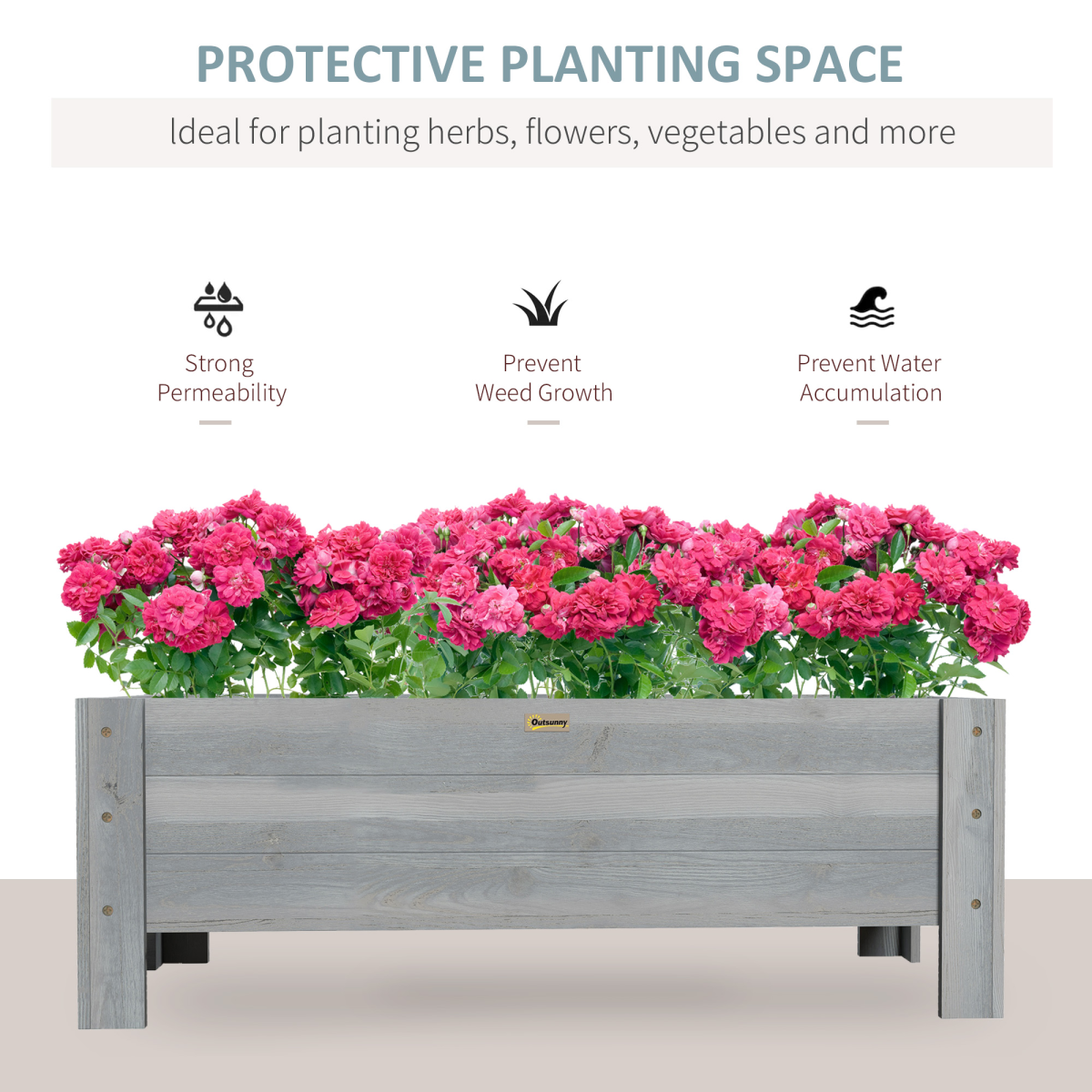 cortex-london-kensington-grey-wooden-raised-garden-planter-fir-wood-100cm