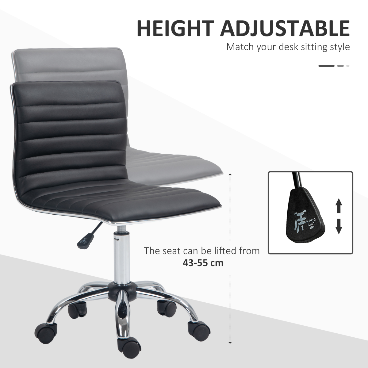 cortex-london-windsor-black-pu-adjustable-office-chair