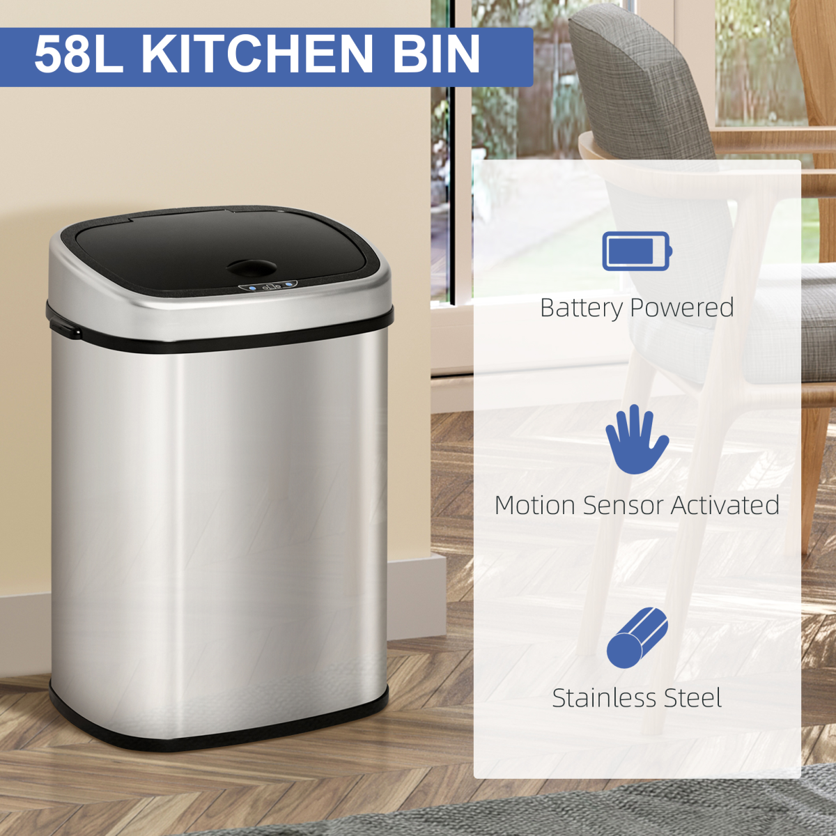 cortex-london-windsor-58l-stainless-steel-sensor-bin