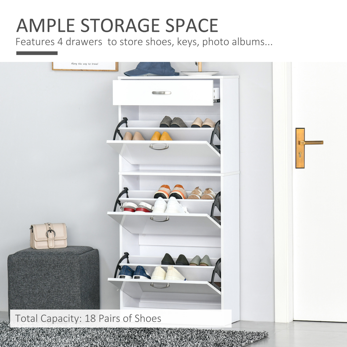 cortex-london-windsor-white-shoe-cabinet-four-drawers-storage-for-18-pairs