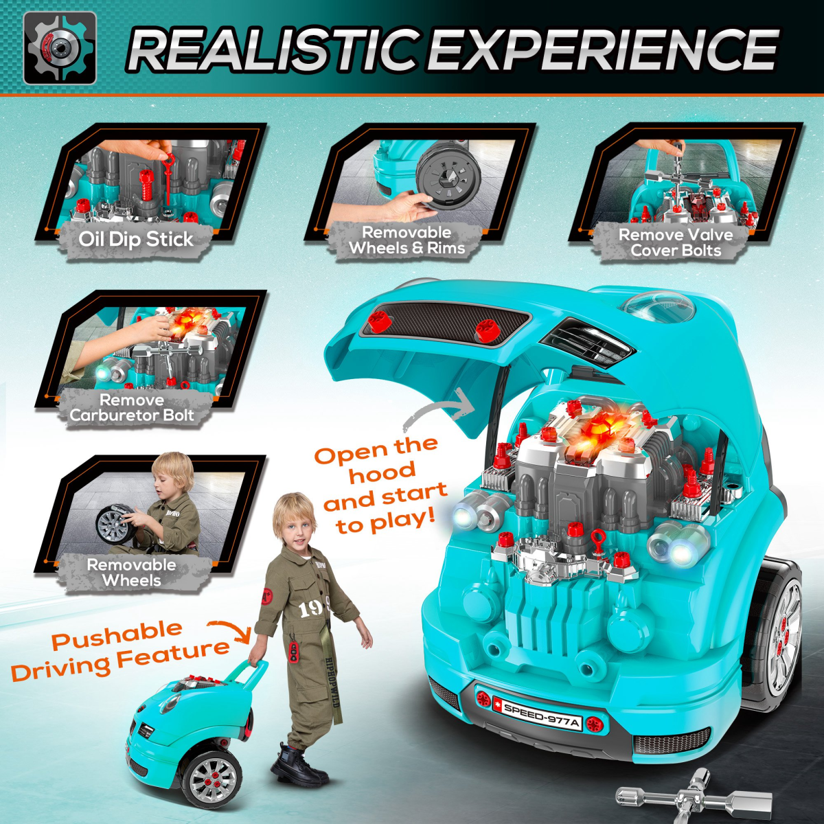 cortex-london-york-junior-truck-engine-toy-set-teal-green-ages-3-5-years